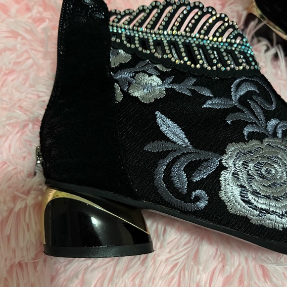 Ladies Black Dress Boots 9 Medium - Picture 4 of 5